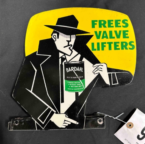 BARDAHL TIN SIGN - 10" x 10" - SINGLE SIDED