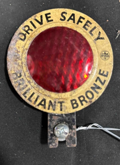 BRILLIANT BRONZE DRIVE SAFELY TOPPER - 3.5" ROUND