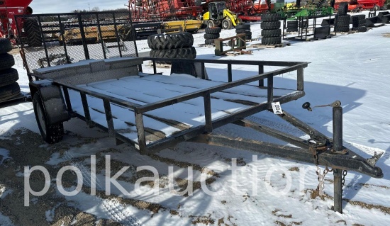 3313 - SINGLE AXLE UTILITY TRAILER & TRUCK TOOLBOX