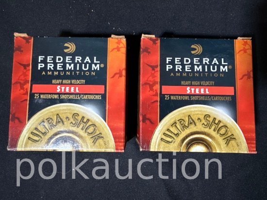 (50) ROUNDS FEDERAL PREMIUM 12GA, 3", 1.25 OZ AMMO
