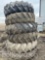 (6) 15.5-38 TIRES (WF)