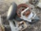 PALLET OF MISC TRACTOR PARTS, HYD CYLINDERS, ETC (WF)