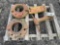 PALLET OF MISC IH PARTS/WEIGHTS (WF)