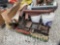 PALLET OF MISC STEPS, MUFFLERS, BOLTS, ETC (WF)
