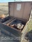 STEEL CABINET w/ CASE 830 MOTOR & PARTS (CF)