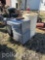 PALLET w/ STORAGE BARRELS, PARTS CABINET, ETC. (CF)