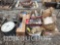 PALLET OF MISC. TRACTOR PARTS, SHOP SUPPLIES, ETC. (CF)
