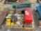 PALLET OF TOOL BOXES & NOS CAT PARTS (CF)