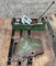 JOHN DEERE SUITCASE WEIGHT, FRONT STARTER BRACKET, & 720 PONY THROTTLE (CF)