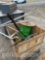 CRATE OF MISC. SHOP SUPPLIES, BRACKETS, ETC. (CF)