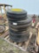 (1) 11-15 & (3) 14L-16.1 GOODYEAR TIRES/RIMS (CF)