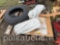 (1) 7.50-18SL GOODYEAR TIRE, LARGE ROPE, ETC. (CF)
