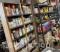 (4) SHOP RACKS & CONTENTS (CF)