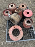 IH BELT PULLEY & WEIGHTS (ALL 1$) (WF)