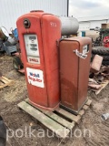 (2) VINTAGE GAS PUMPS (WF)