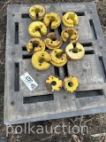 (12) JOHN DEERE FRONT L&G WEIGHTS (ALL 1$) (WF)