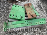 JOHN DEERE DOUBLE STACK w/ RAILS & 3 PADS (ALL 1 $)