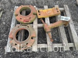 PALLET OF MISC IH PARTS/WEIGHTS (WF)