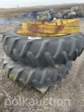 (2) 15.5-38 TIRES & RIMS (WF)