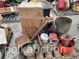 PALLET OF MISC PULLEYS & PARTS (WF)