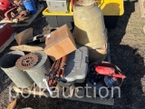 PALLET OF PLANTER PARTS, ETC. (CF)