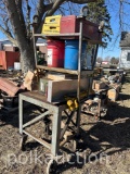 (2) ROLLING SHOP TABLES & CONTENTS (CF)