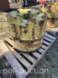 (2) JOHN DEERE REAR WEIGHTS (SOLD x $) (CF)