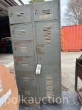 STEEL LOCKER w/ JD & CAT PARTS (CF)