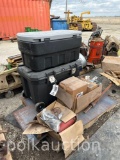 (2) EMPTY TOOL BOXES & MISC. PARTS (CF)