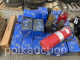 PALLET OF HYDRAULIC JACKS, ETC. (CF)