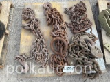 PALLET OF LARGE HD CHAINS (CF)