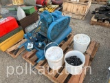 PALLET WITH AIR COMPRESSOR & CHAINS (CF)