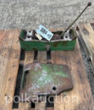 JOHN DEERE SUITCASE WEIGHT, FRONT STARTER BRACKET, & 720 PONY THROTTLE (CF)