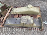 (2) LARGE JOHN DEERE OIL PANS (CF)