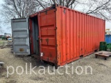 20' STORAGE CONTAINER & CONTENTS (CF)