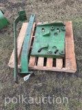 JOHN DEERE FRONT STARTER PAD & BRACKETS (ALL 1$) (CF)