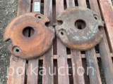 (2) ALLIS CHALMERS WHEEL WEIGHTS (SOLD x $) (CF)