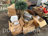 MISC. PALLET w/ ICE CREAM MAKER (CF)