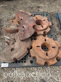 PALLET OF MISC. WHEEL WEIGHTS (ALL 1$) (CF)