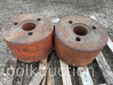 (2) LARGE WHEEL WEIGHTS (SOLD x $) (CF)