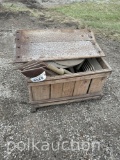 CRATE OF TRACTOR & IMPLEMENT PARTS (CF)