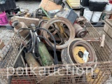 CRATE OF MISC. TRACTOR & IMPLEMENT PARTS (CF)