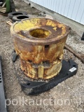 (2) LARGE WHEEL WEIGHTS (SOLD x $) (CF)
