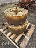 (2) LARGE WHEEL WEIGHTS (SOLD x $) (CF)