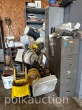CONTENTS OF NORTHWEST CORNER BY STAIRS (EXCLUDES HDWARE BINS) (CF)