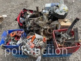 PALLET OF CHAINE, FASTENERS, TOWING EQUIPMENT, ETC (WF)