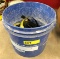 BUCKET OF TIEDOWN STRAPS