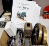 ¼ SCALE MODEL OF 5HP RED WING THOROUGHBRED ENGINE