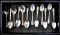 STERLING AND SILVERPLATED SPOONS