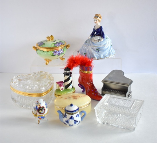 ASSORTED TRINKET BOXES
